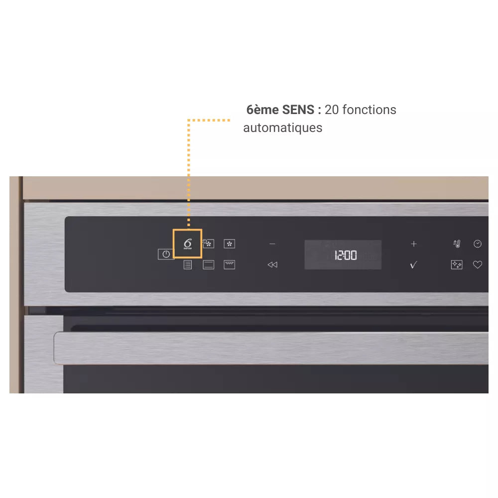 Four encastrable fonction vapeur WHIRLPOOL AKZ9S8271IX SteamSense