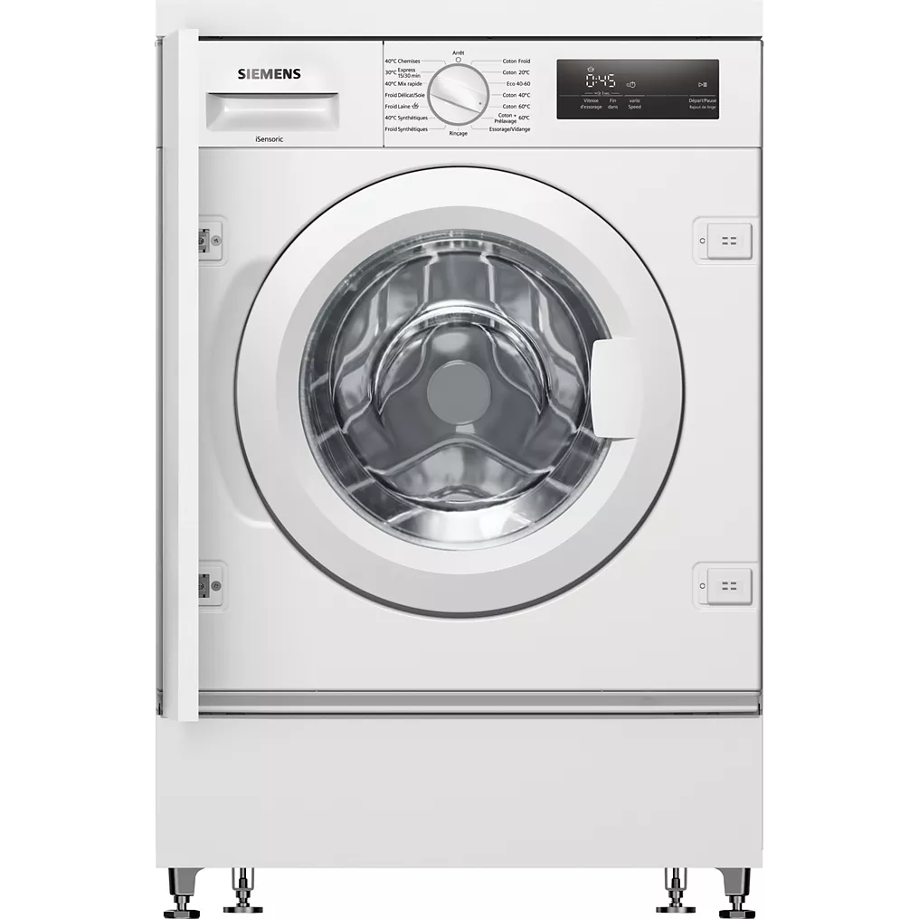 Lave linge hublot encastrable SIEMENS WI12W348FF