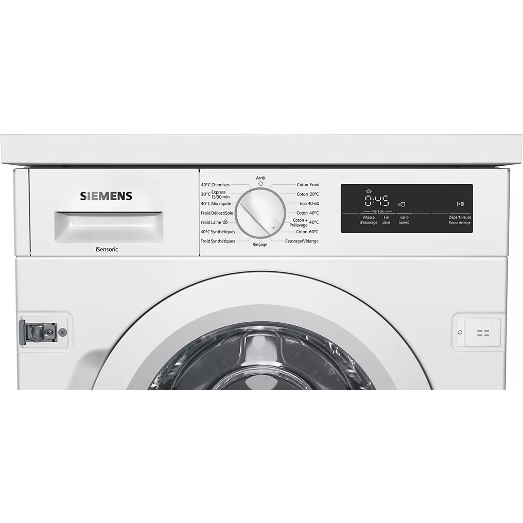 Lave linge hublot encastrable SIEMENS WI12W348FF